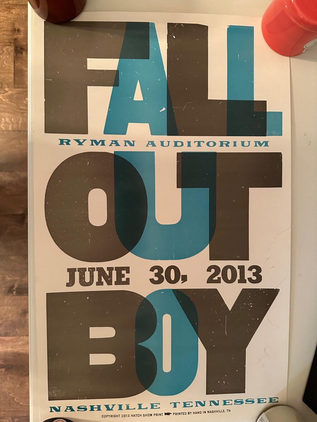Fall Out Boy Hatch Show Print