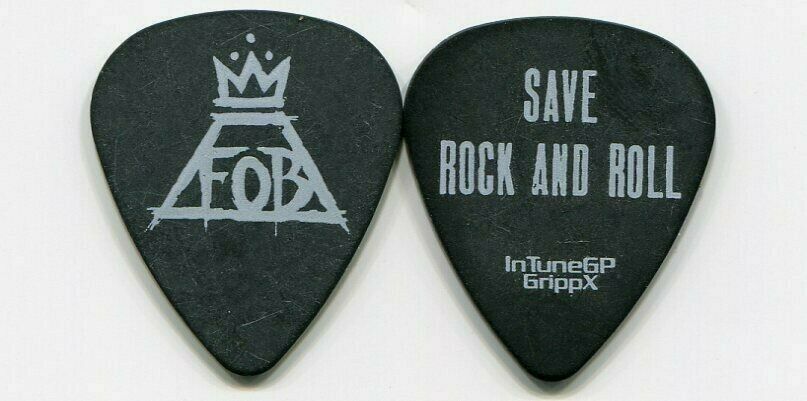 Fall Out Boy 2013 Save Rock And Roll Tour Guitar Pick!!! Custom Concert Stage #4